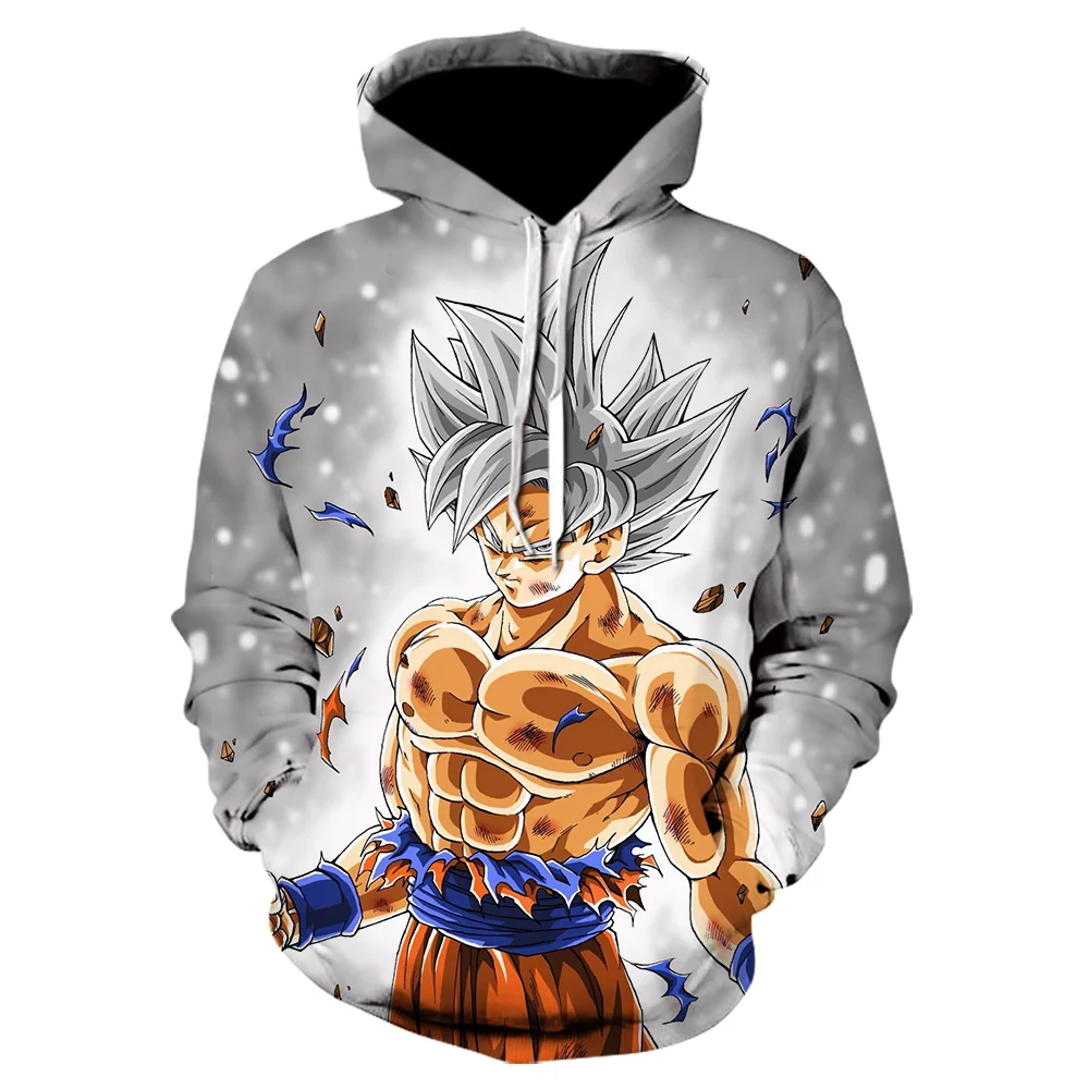 2019 Новинка толстовка с 3D рисунком dragon ball Z Мужская и женская спортивная одежда