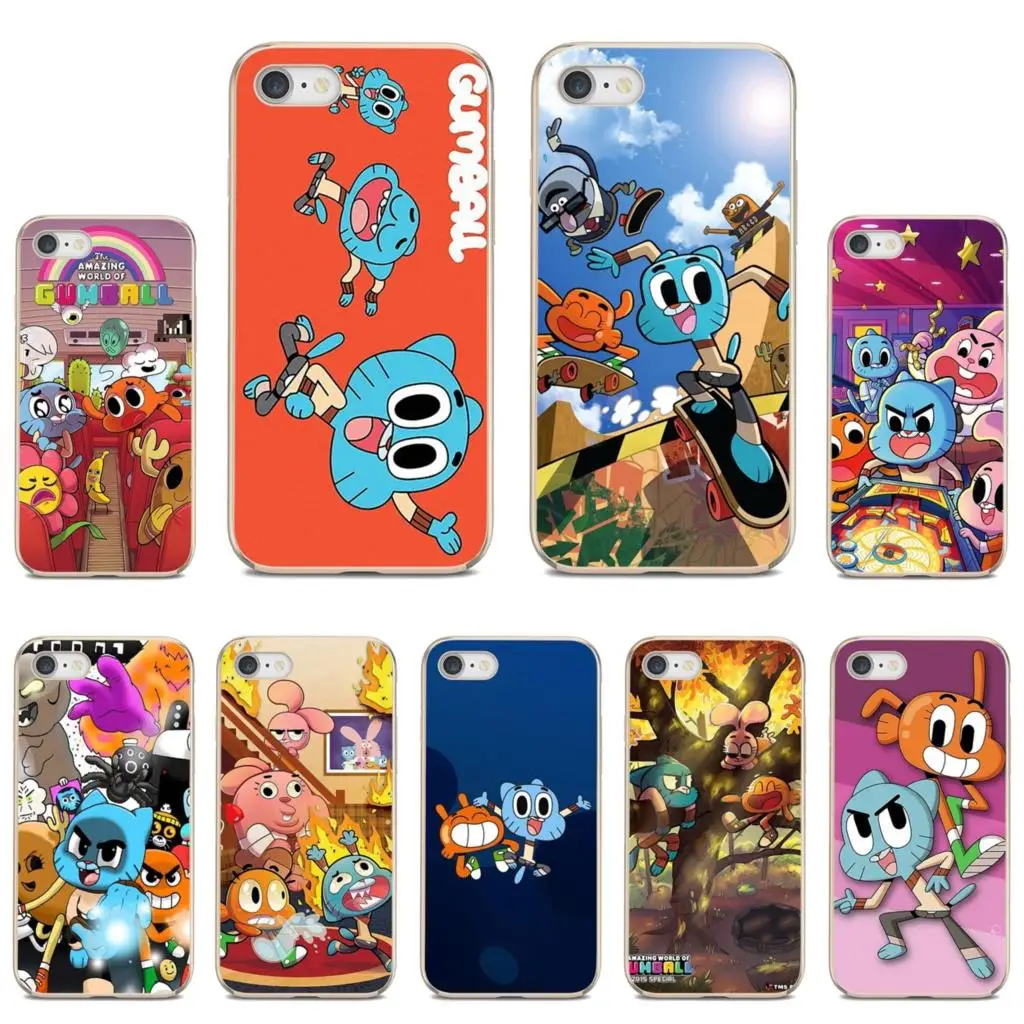 Мягкий чехол для Xiaomi mi Redmi Note 3 4 4X 5 6 7 8 8t 9 9s 9t 10 pro lite The-Amazing-World-of-Gumball - купить по
