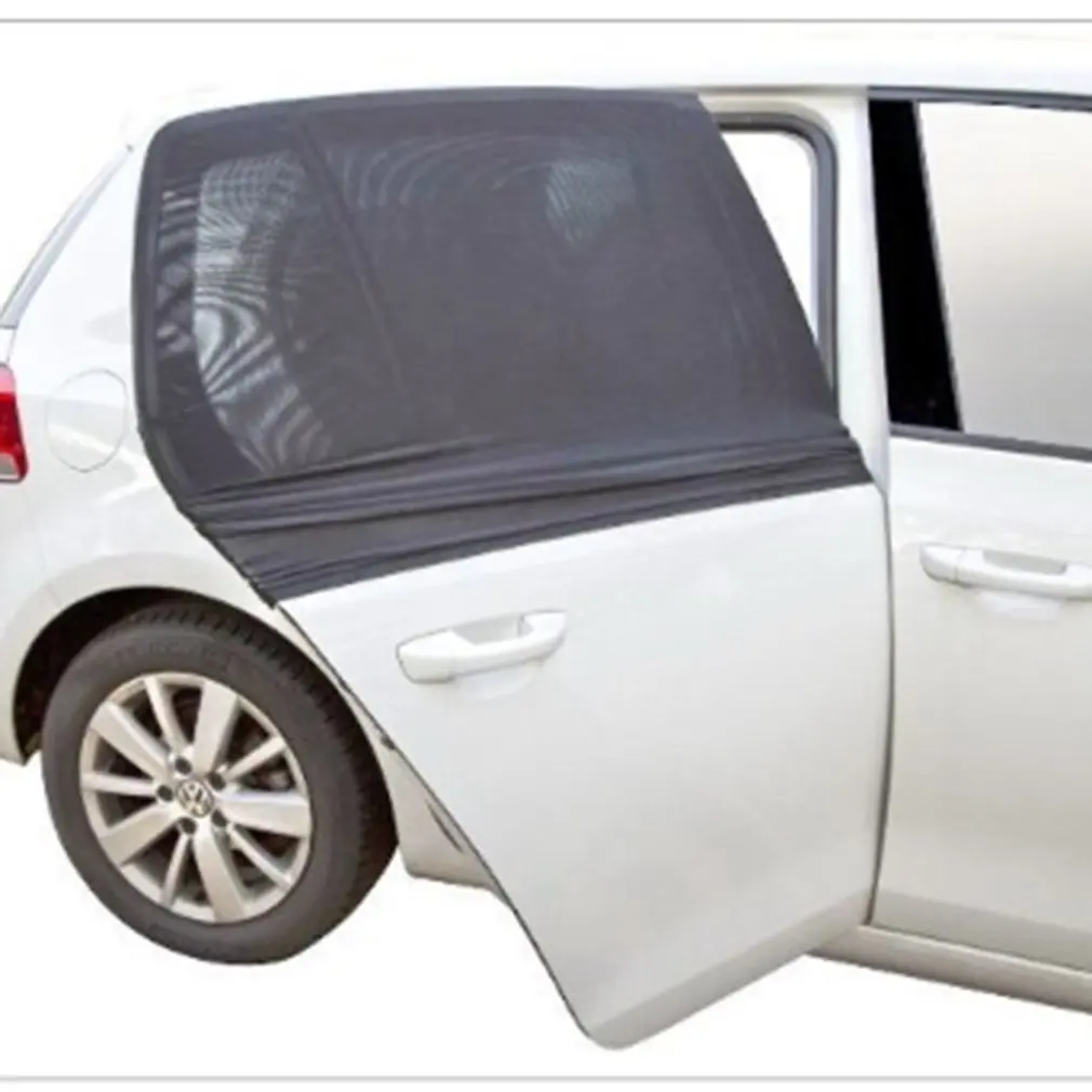 1 пара автомобильных черных марлевых боковых штор боковое окно солнцезащитный