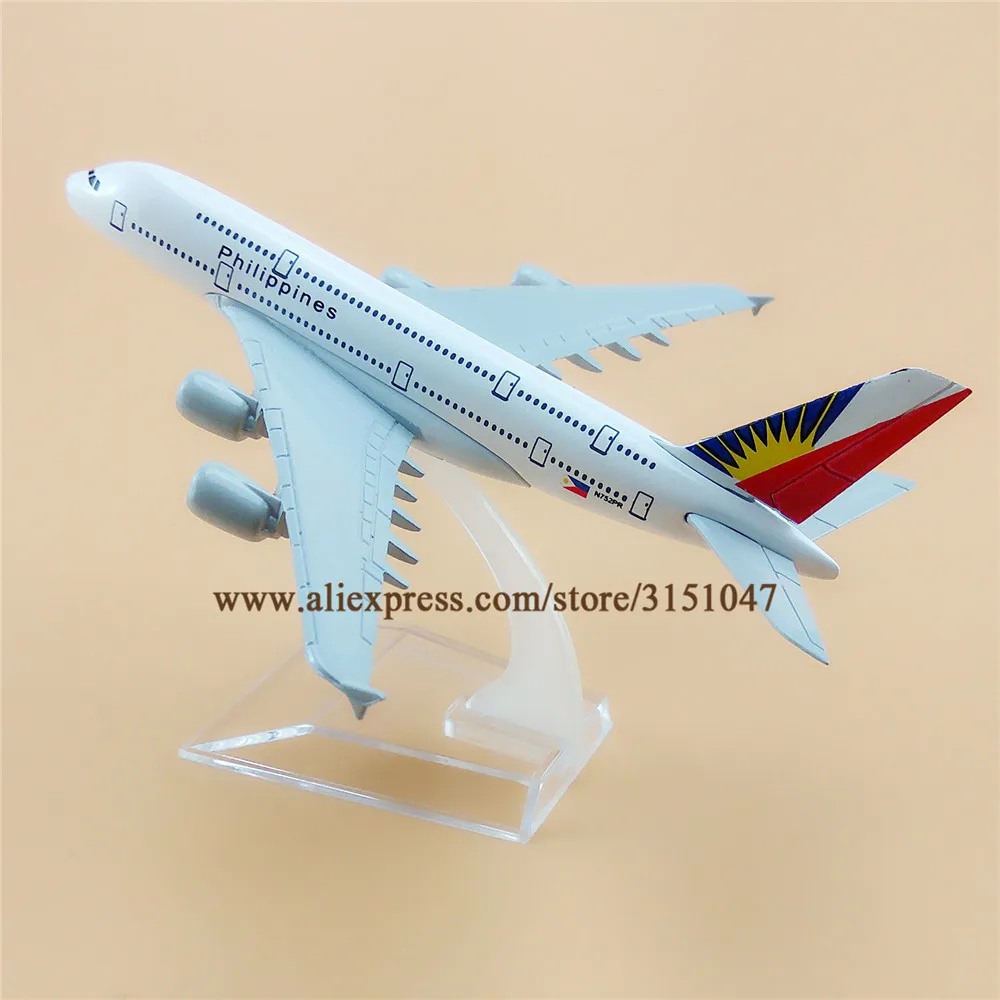 16 см Air Phillips Airbus 380 A380 Airlines модель самолета Модель сплав металлический самолет