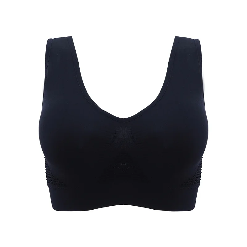 

Plus Size S~5XL Women Solid Bras Vest Seamless Bra No pad Underwear Wireles Comfortable Active Bralette Top Brassiere Bra Female