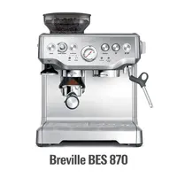 New Breville Bes870 Espresso Coffee Machine Semi Automatic Home and Commercial Coffee Maker with Bean Grinding Function 220-240V