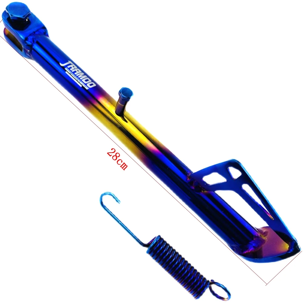 

22/28 см парковочная стойка для мотоцикла, кронштейн из нержавеющей стали, боковая опорная подставка для ног, универсальные аксессуары для Niu N1S/UQI/U +/M1 Ninebot M3