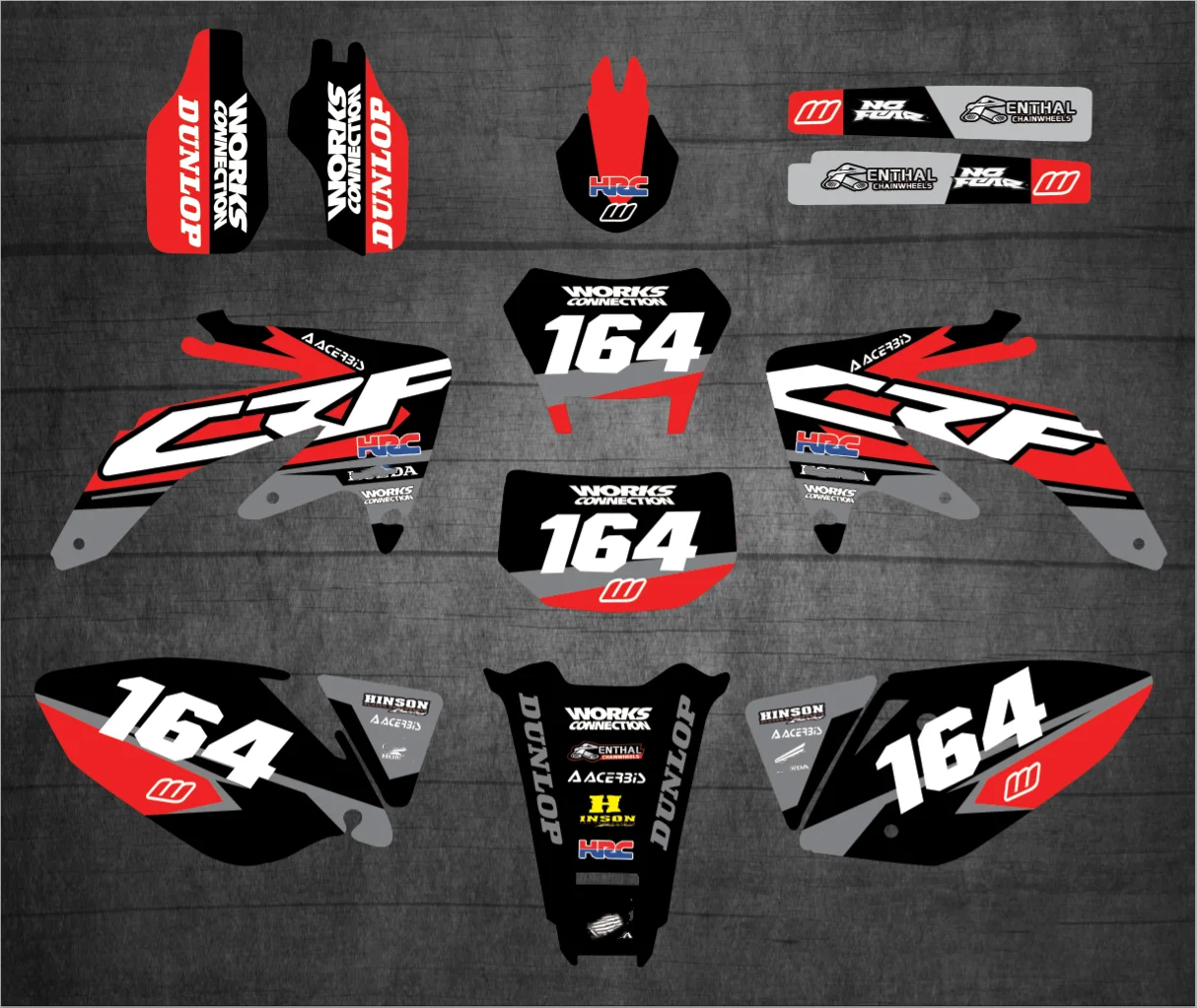 

3M Motorcycle Decal Sticker Graphics Kits for HONDA CRF450X CRF 450X 2014 2013 2012 2011 2010 2009 2008 2007 2006 2005