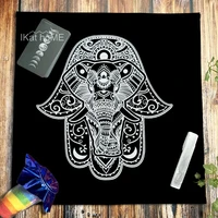 elephant pattern tarot tablecloth velvet divination altar cloth board games oracle card pad runes witchcraft supplies 49x49cm