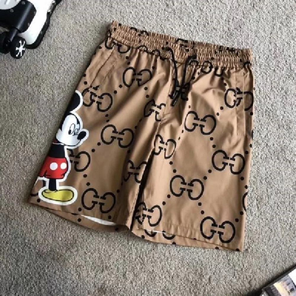 

2021 European And American New Sports And Leisure Fitness Breathable And Quick-Drying Loose Beach Shorts