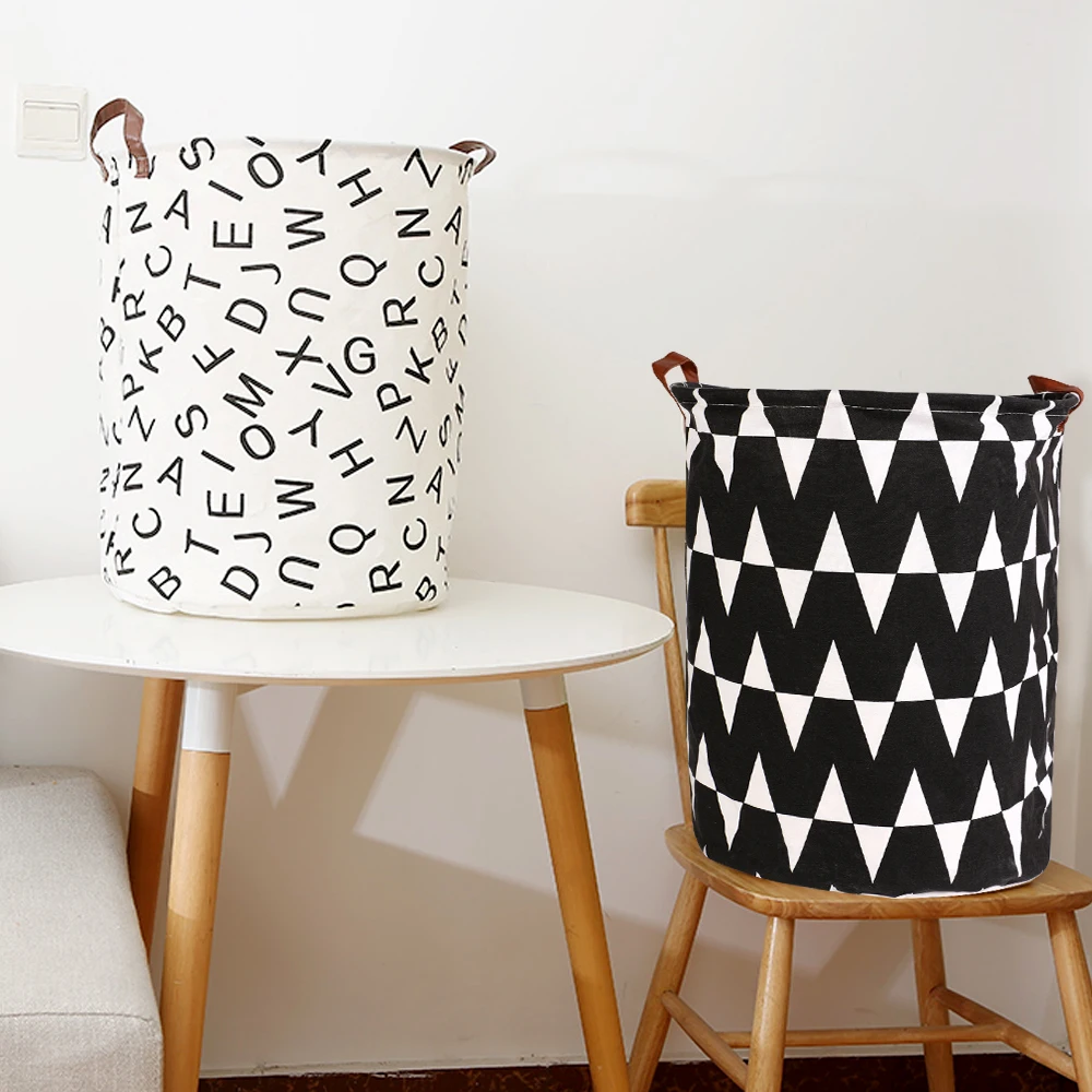 Корзина для грязного белья детские игрушки держатель ведро органайзер складная