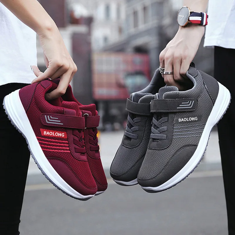 

Summer Elderly Sports Shoes Sandals Cushion Shock-absorbing Hollow Shoes Middle-aged and Elderly Breathable Non-slip Sandals