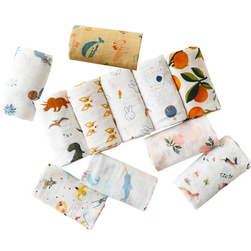 New Baby Blanket Newborn Soft bamboo fiber Baby Blankets Muslin Swaddle Wrap Feeding Burp Cloth Towel Scarf Baby Stuff
