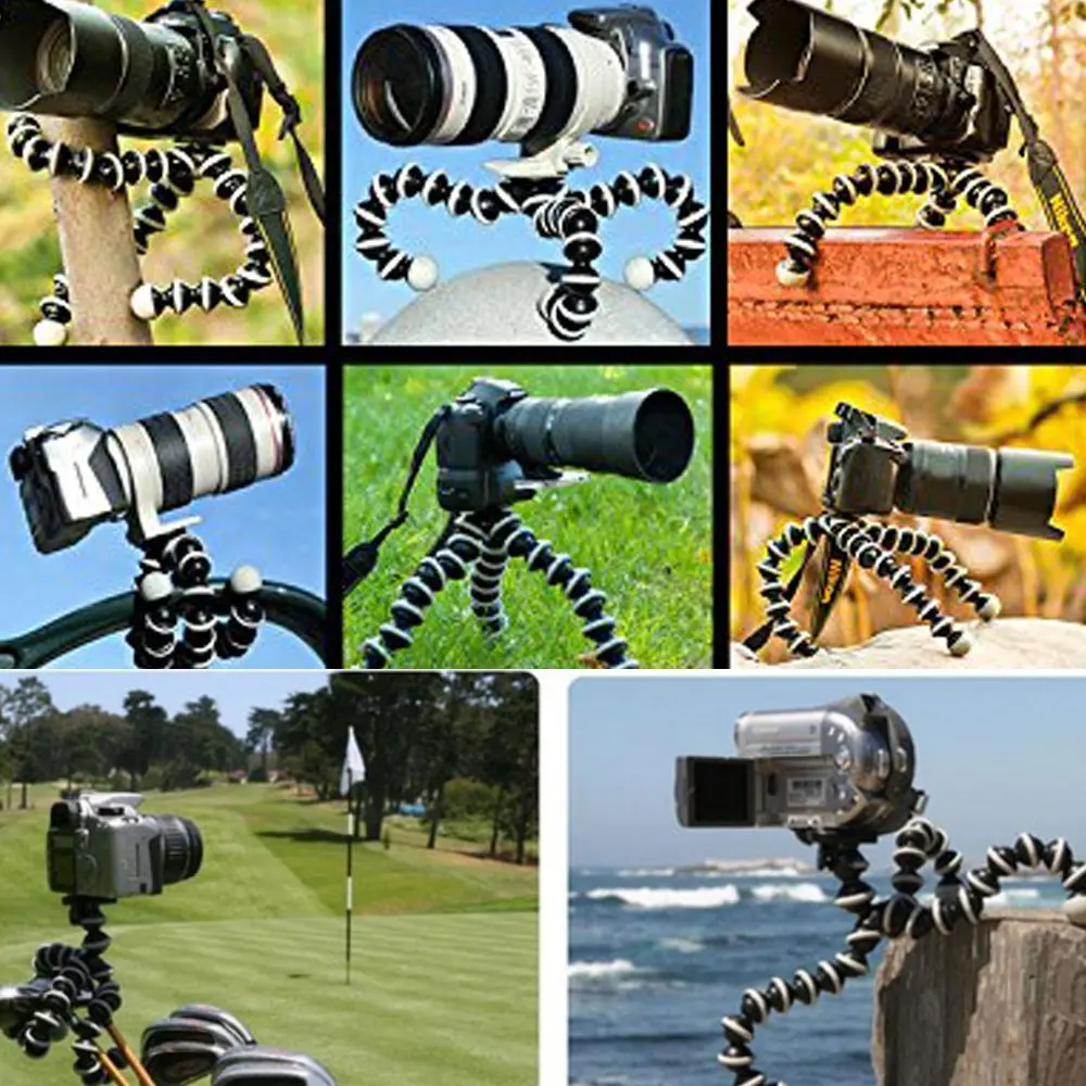 

Phone Tripod Holder for Phone Flexible Octopus Mini Tripod for IPhone Mini Camera Tripod Phone Holder Clip Stand Dropshipping
