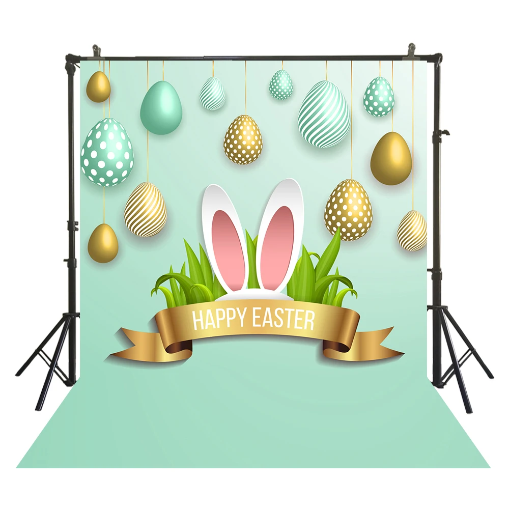 

HUAYI Easter Day Photography Backdrop Newborns Baby Child Easter Spring Photo Booth Background Studio Portraits Backdrop XT-6377