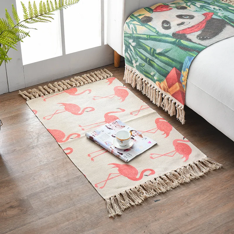 Плетеные напольные коврики kilim из 100% хлопка дверной коврик кухонные Молитвенный
