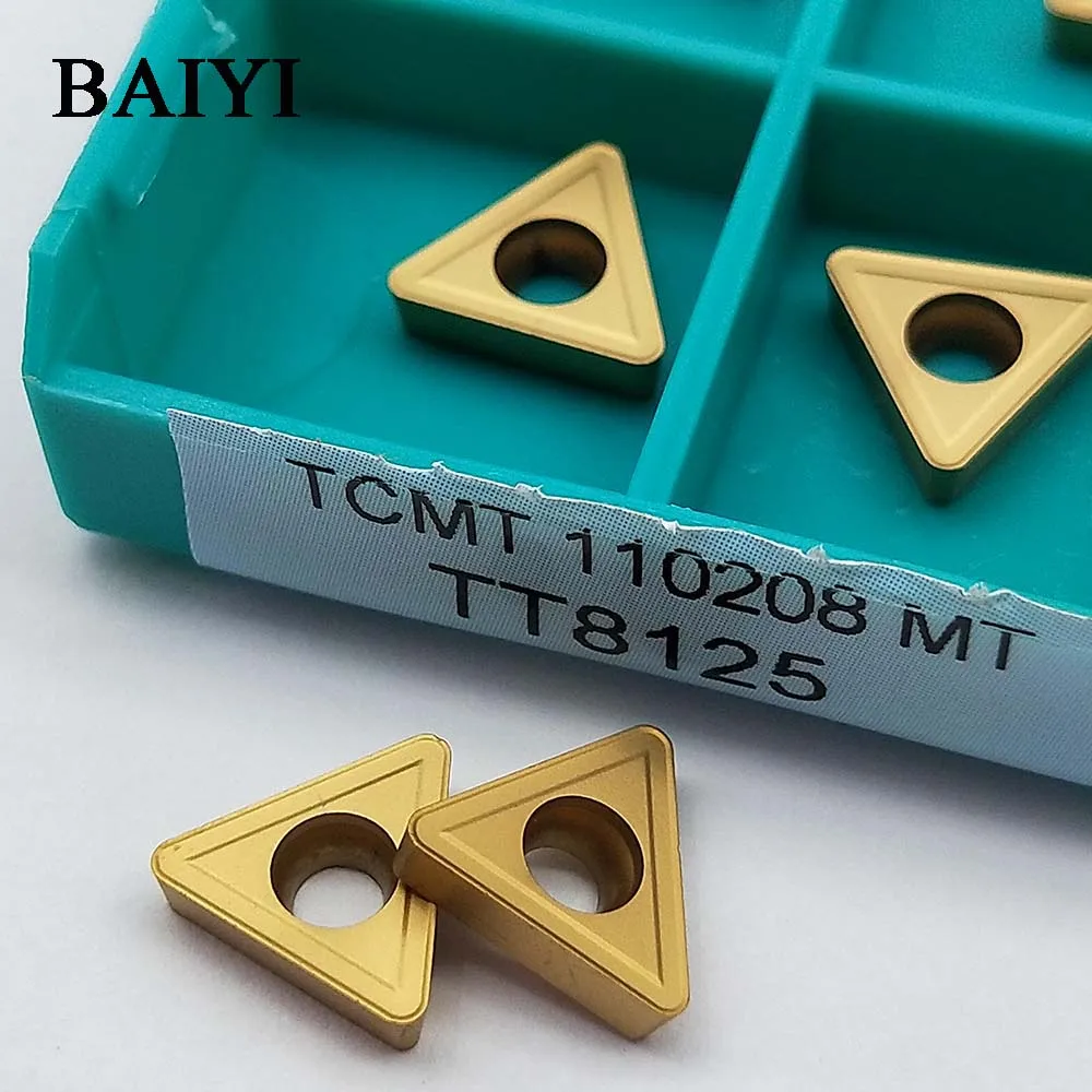 10pcs TCMT110208 MT TT8125 TaeguTec rotary carbide inserts for STFCR / STUCR cutting tools blade Steel blades | Инструменты