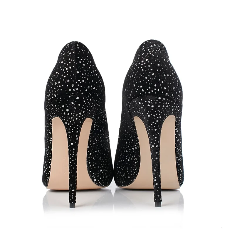 

Original Intention New Fashion Women Pumps Elegant Pointed Toe Thin High Heels Beautiful Black Shoes Woman Plus US Size 3-10.5