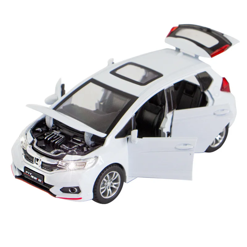 

1:32 Honda Fit Metal Toy Alloy Car Die Cast Toy Car Model Car Pull Back Children Toy Collectible Gift 103