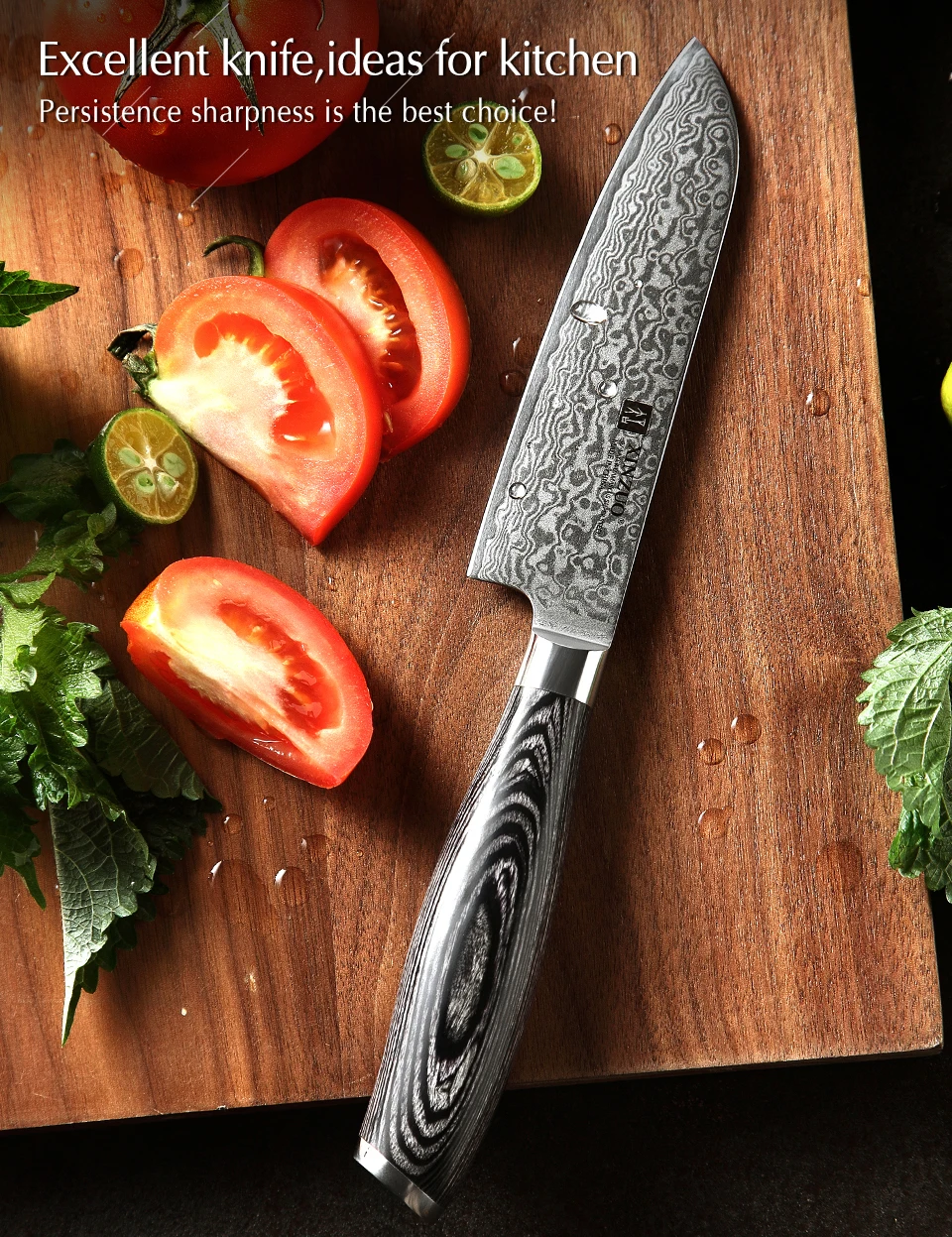 XINZUO 5 дюймов нож Santoku японский 67 слоев Дамасские кухонные ножи VG10 стальной нож повара кованая сталь Pakka деревянная ручка