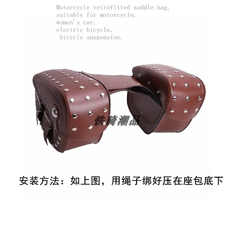 

Motorcycle Luggage Bag Motorcycle Saddle Bag Back Seat Motorbike Side Tool Bag Riding Travelling Bag Waterproof Riding Bag!