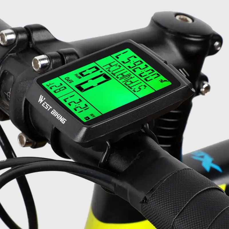 

Bicycle Computer Five Language Mountain Bike Road Bike Wireless Code Meter Multi-function Interface Waterproof Tachometer Riding