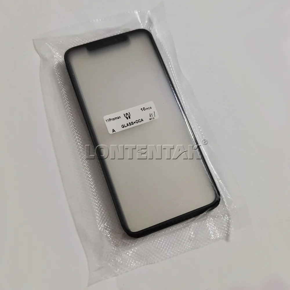Стеклянная крышка для iPhone X Xs Xsmax XR 11 внешняя стеклянная с Oca панелью Oled экран