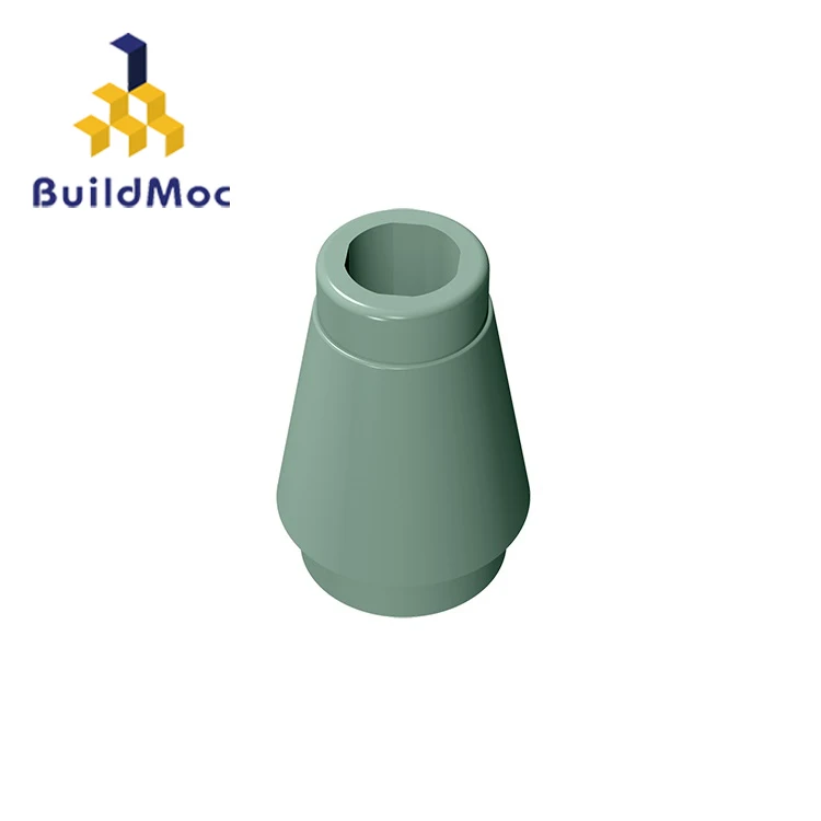 M0697-07 BuildMOC 59900 конус 1x1 топовое покрытие паза кирпич техника переключение поймать стойка дисплея картона для строительных блоков Запчасти DIY обучающий конструктор креативный подарок игрушки - Цвет: M0697-07