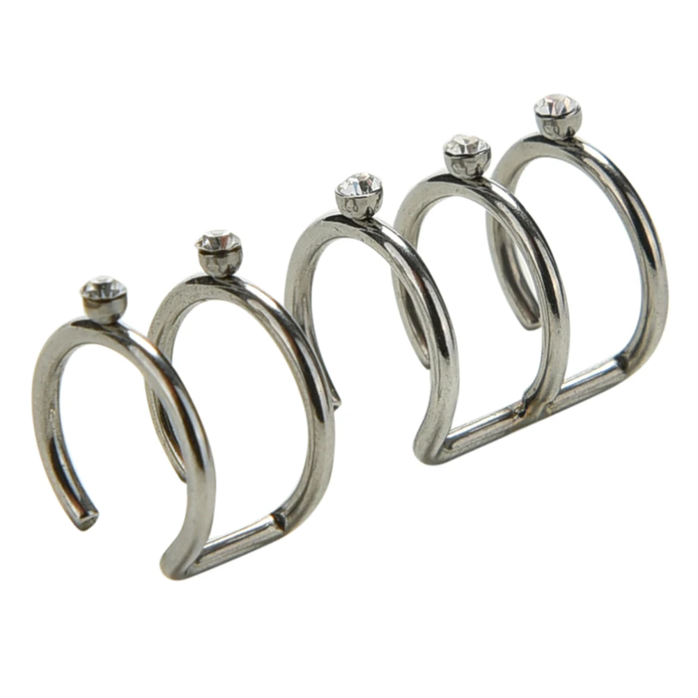 1 шт. 2/3 новая u образная Серебряная Ушная манжета обруч Шпилька ряда спиральный