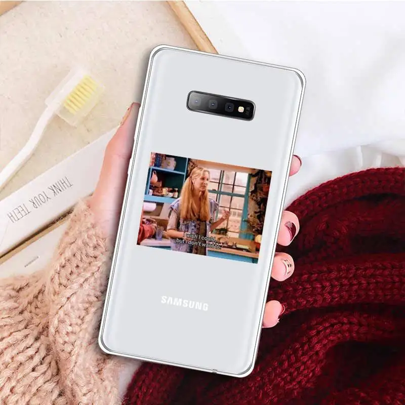 

Friends tv show shell Phone Case Transparent For Samsung Galaxy A 71 21s S note 8 9 10 plus 20 ultra