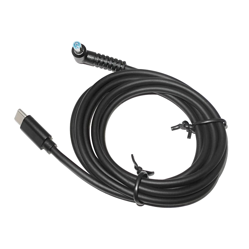 Адаптер питания USB Type C PD переходник на 4 5*3 0 мм кабель для зарядки ноутбука шнур HP