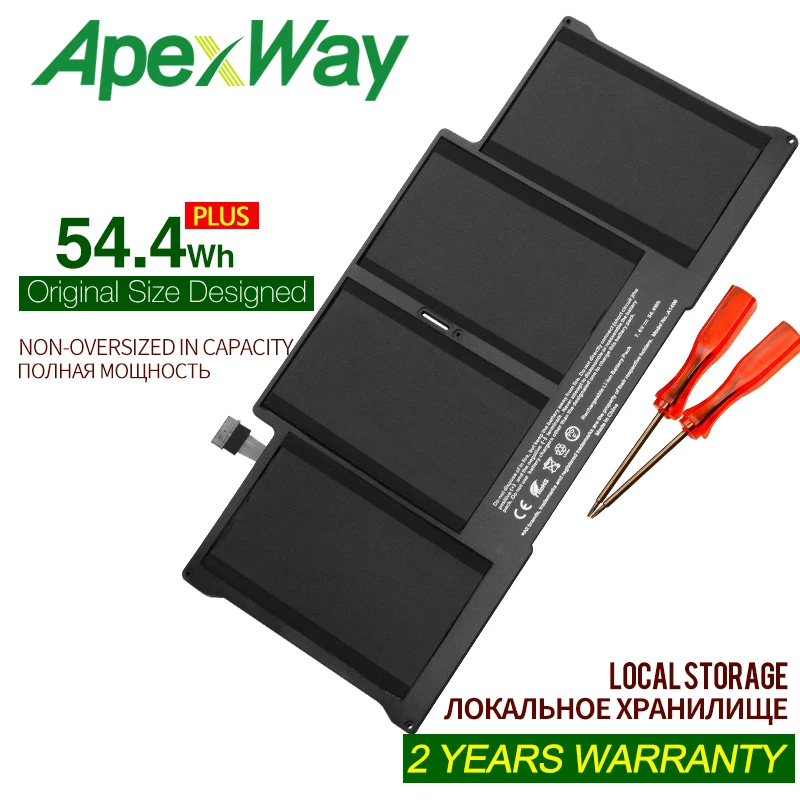 Аккумулятор ApexWay для ноутбука 7 6 В 2010 Втч A1496 A1466 13 дюймов|Аккумуляторы ноутбуков| |