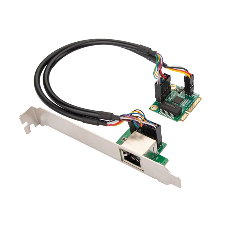 

Сетевой адаптер 2,5 GBase-T Gigabit с 1 портом, 2500 Мбит/с, Mini PCIe 2,5 ГБ, Ethernet-карта, Карта контроллера LAN RJ45