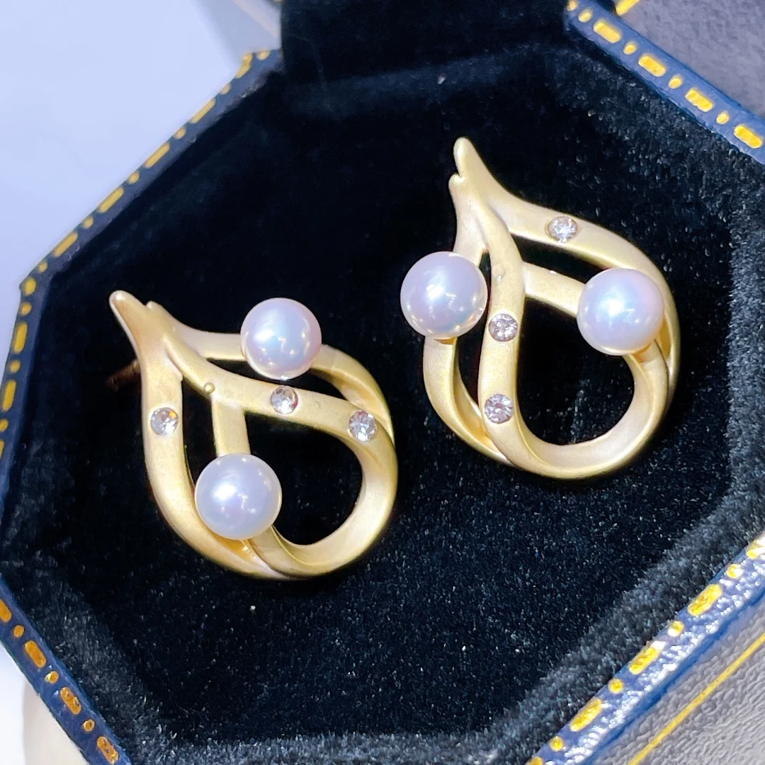 

2021 модные жемчужные серьги-гвоздики для женщин, модные серьги из натурального жемчуга, Изящные Ювелирные изделия, подарки