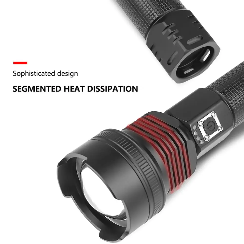 Карманный светодиодный фонарик USB Перезаряжаемый Penlight 3 режима супер яркий