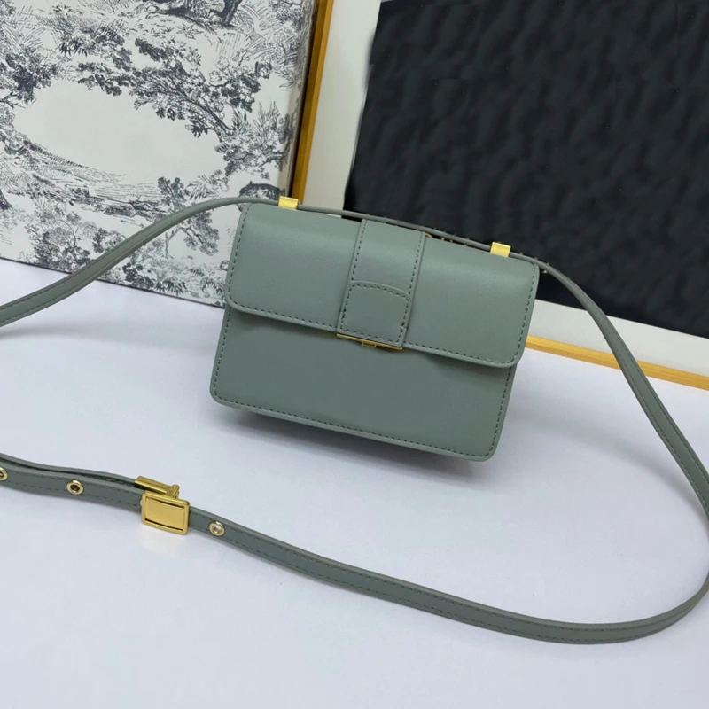 

2021 Women Messenger Bag White Genuine Leather Female Single Shoulder Bag Casual FashionAll-Match Single Product Female Hand Bag