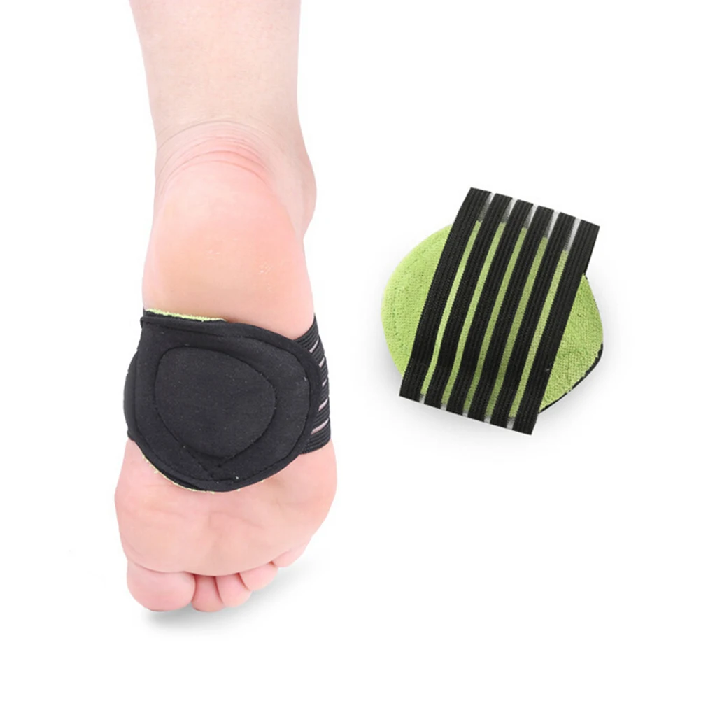 

1pair Thickening Count Foot Cushioned Arch Supports With Shock Absorbing Core