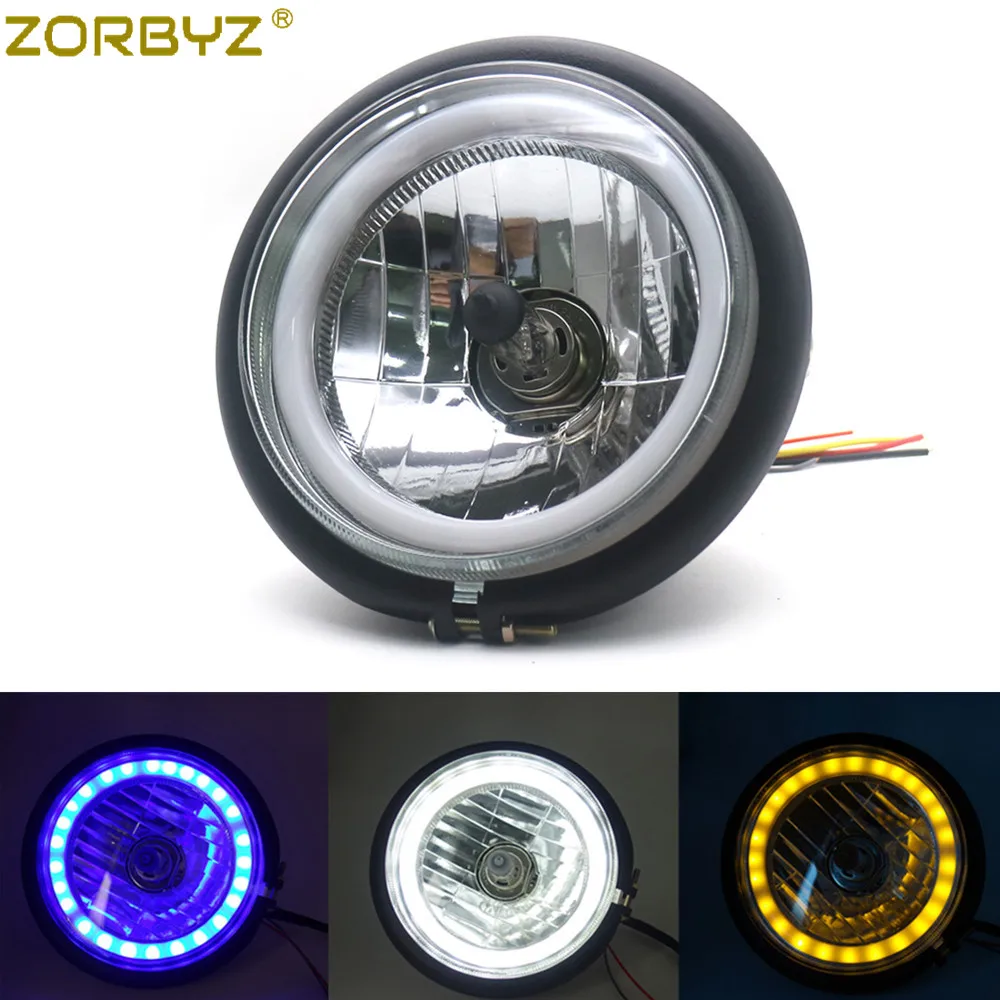 ZORBYZ мотоциклетные черные металлические ангельские глазные световые кольца