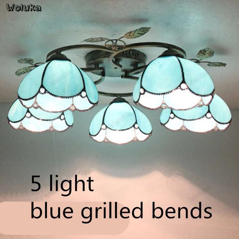 Потолочный светильник Средиземноморский 3 Кантри стиль столовая спальня лампа