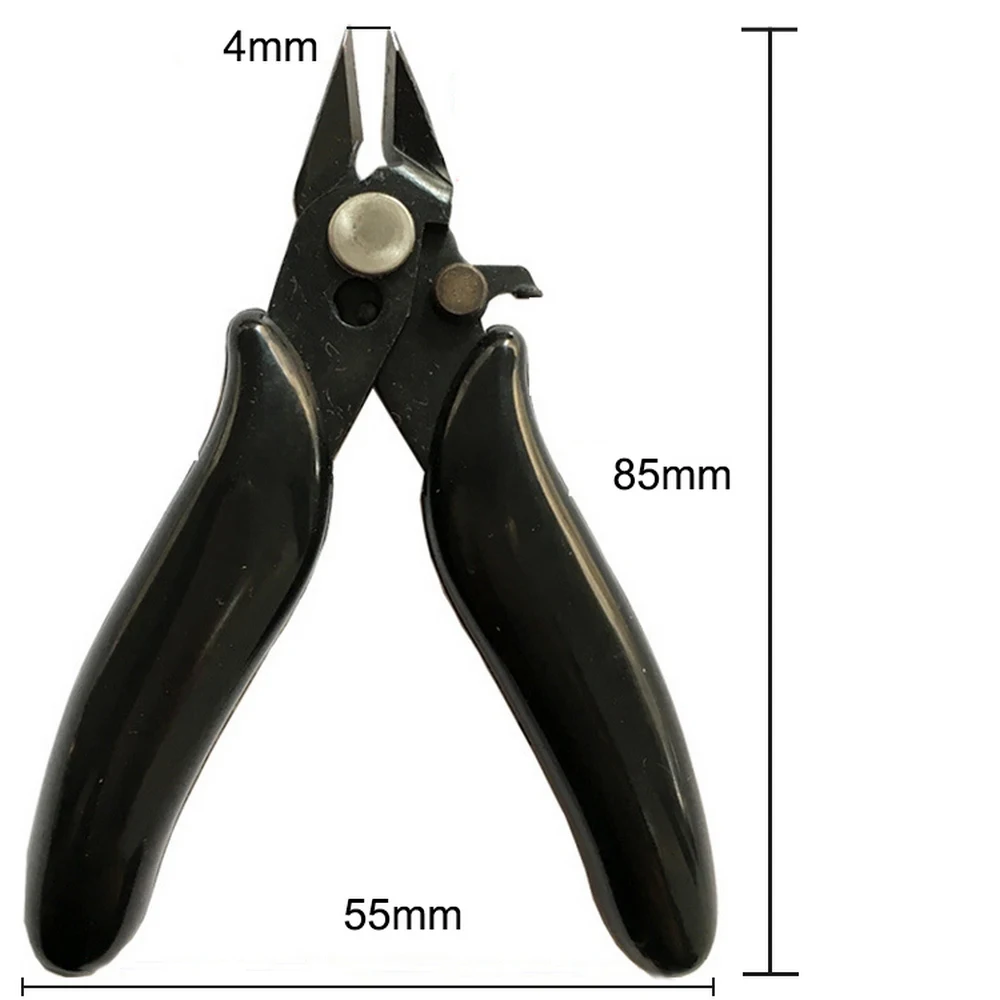 

Mini Diagonal Pliers Wire Cable Cutting Nippers 3.5 Inch Jewelry Electrical Wire Cable Diagonal Cutter Rubber Handle Crimper