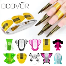 Dcovor инструменты для нейл-арта, Удлинительный УФ-гель, советы для наращивания, форма для наращивания ногтей, трафарет, инструменты для маникюра