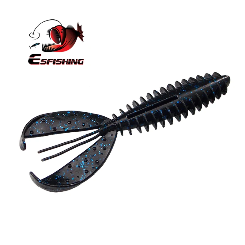 KESFISHING для рыбалки мягкие наживки с толстым Craw 110 мм 10g 6 шт. Оптовая продажа Детское