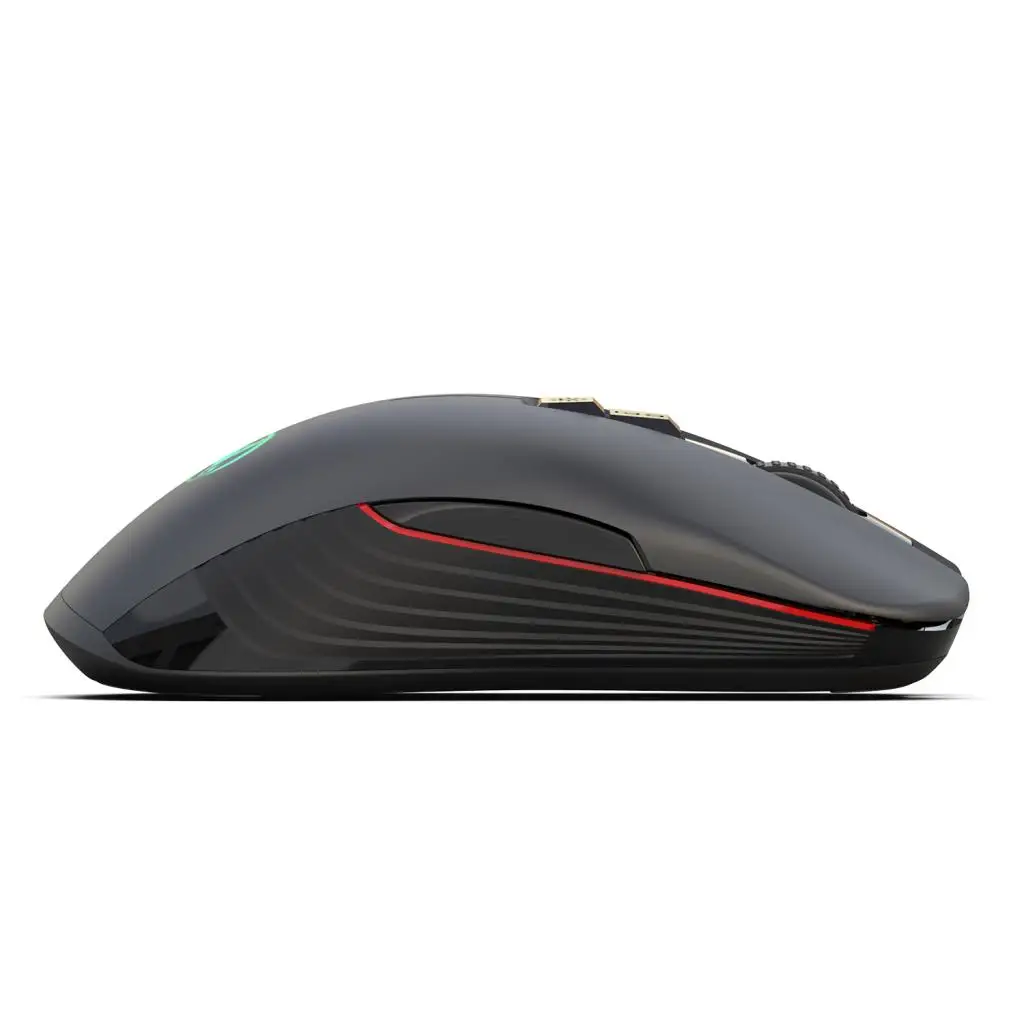 Беспроводная эргономичная оптическая мышь 2 4G 800/1600/2400/3600 DPI 8 кнопок для ноутбука