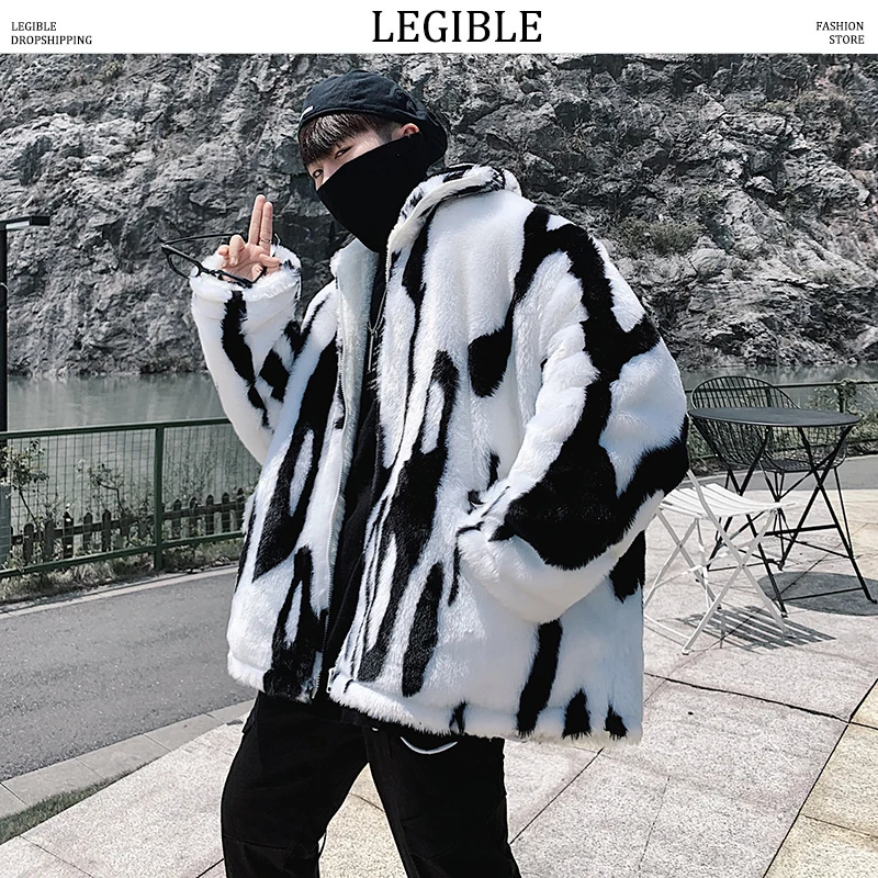 Легкая модная новая теплая зимняя куртка для мужчин Свободное пальто из