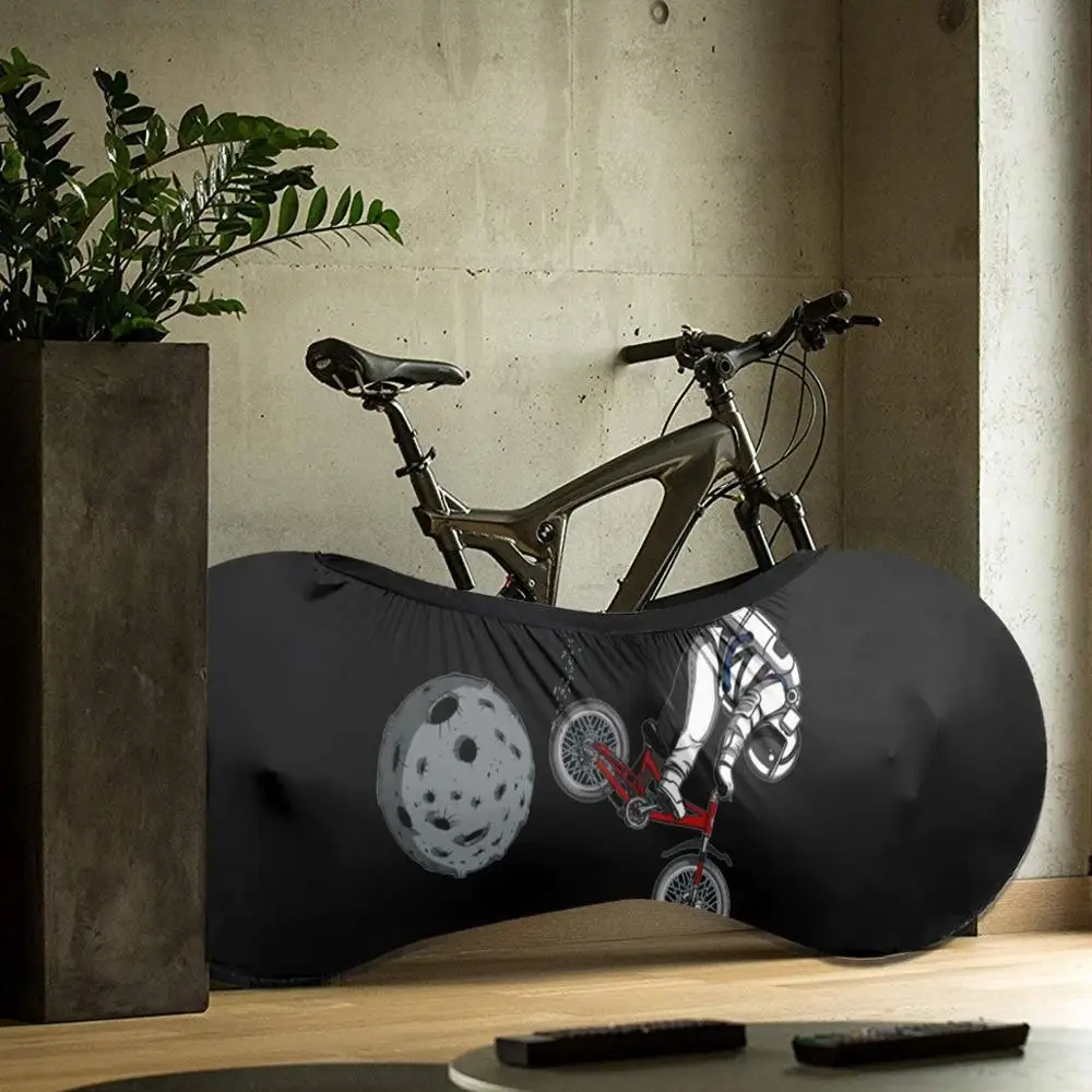 

2020 Astronaut Biker Space Galaxy Travel outdoor Bike MTB waterproof Bicycle dust cover Custom biking motocross downhill gift