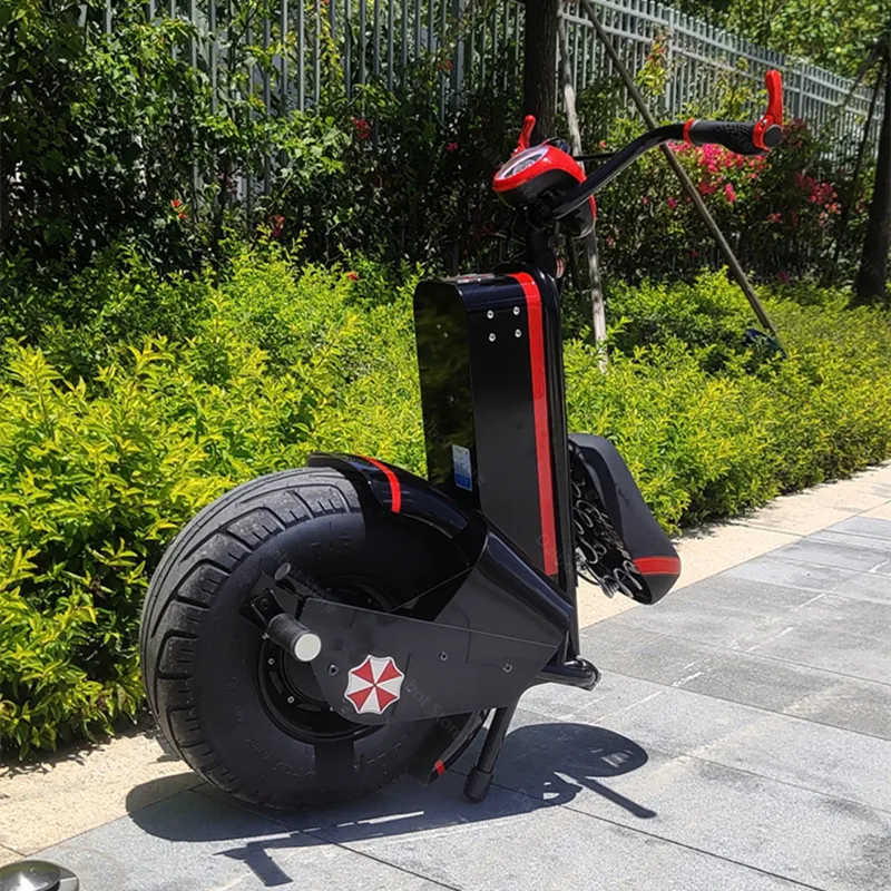 Электрический скутер 1500 Вт одно колесо самобалансирующийся мотоциклетное