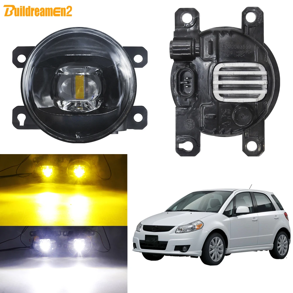 

30 Вт 8000LM светодиодный туман светильник в сборе для Suzuki SX4 (EY, GY) 2006-2014 передний бампер автомобиля противотуманные лампы дневного света светил...