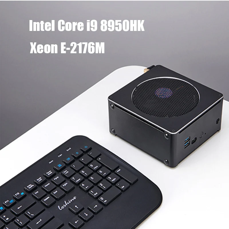 Intel Core Xeon 2176M Mini PC Win10 UHD 630 Графический i7 8850H D4 ОЗУ M.2 Nvme 2280 SSD Linux игровой компьютер