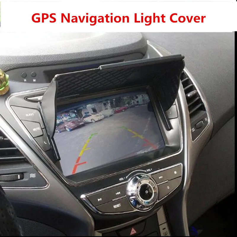 Стиль автомобиля gps навигации Дисплей солнцезащитный козырек Зонт самоклеящаяся מגן שמש תצוגה לרכב ניווט gps