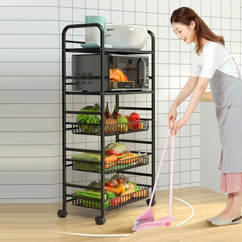 

Repisas Y Estantes Mensola Room Home Sponge Holder Rangement Cuisine Organizer Kitchen Storage with Wheels Prateleira Shelves