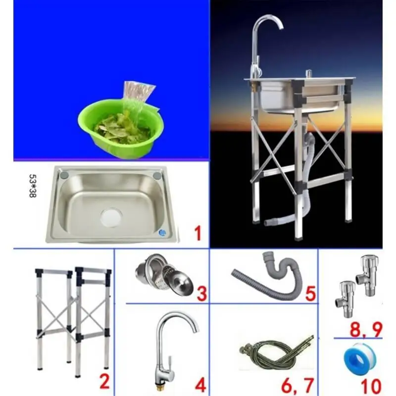 Banheiro Evier встроенный портативный диссипадор Lavello кран Afwasbak Lavabo De Cocina Fregadero Cuba Pia Cozinha кухонная раковина