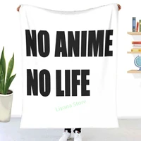no anime no life throw blanket 3d printed sofa bedroom decorative blanket children adult christmas gift