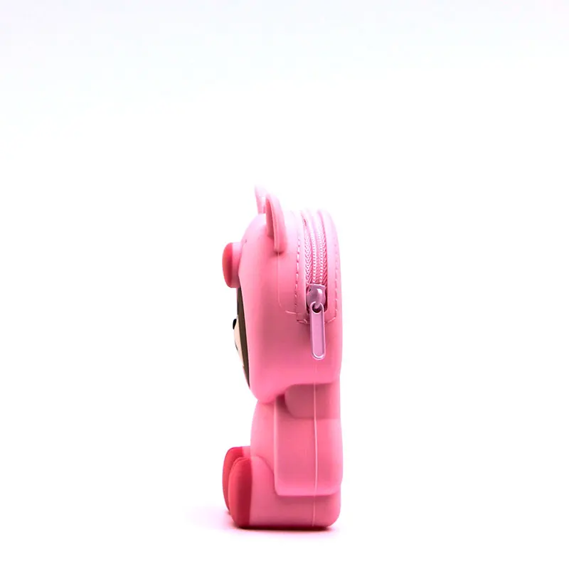 Кошелек для монет для девочек, силиконовый мини-чехол для Airpods, чехол s, мультяшная сумка, маленький держатель для карт на молнии, кошелек для женщин, карман для денег, Carteira