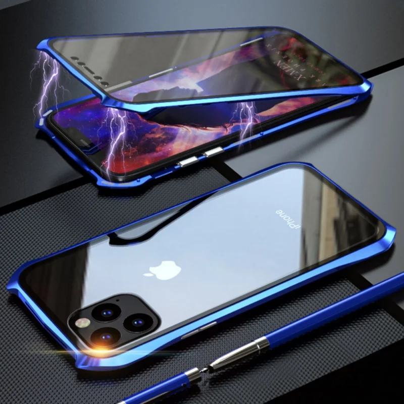 Передняя Задняя крышка мобильного телефона для IPhone 11 Pro Max Магнитный